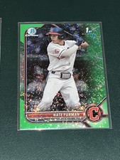 2022 Bowman Draft Chrome Nate Furman GREEN SPECKLE /99
