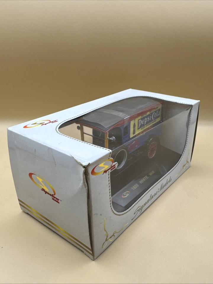 MODELOS FIRMA 1920 FURGONETA BLANCA PEPSI COLA FUNDIDA A PRESIÓN 1:32 Foto 2 de 4