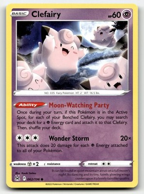 Clefairy Lost Origin 62/196
