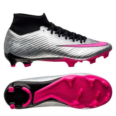 NIKE ZOOM MERCURIAL SUPERFLY 9 ACADEMY MG XXV SILBER/PINK [FB8402-060] Gr. 47,5