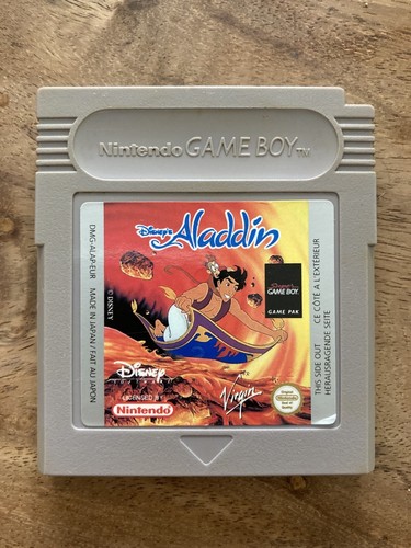 Nintendo Gameboy Aladdin Spiel Modul mit Hülle Game Boy