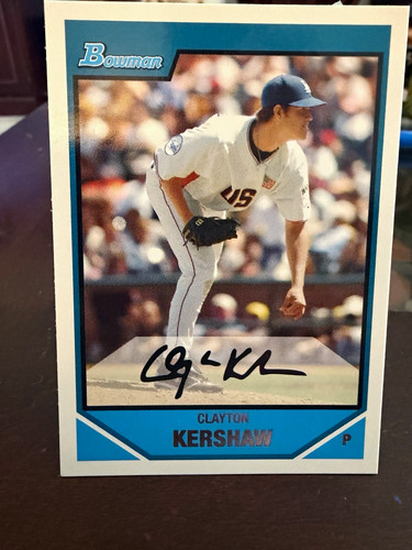Clayton Kershaw #BDPP77 2007 Bowman Chrome Draft Picks & Prospects card