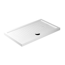 Piatto doccia rettangolare in Ceramica GALASSIA 100x70 BIANCO LUCIDO H 6 cm con