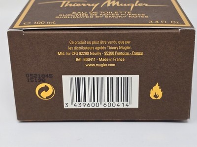 Thierry Mugler Angel Men Pure Havane Eau De Toilette Spray 3.4 oz
