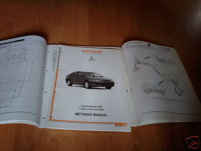 Reparación manual de carrocería Thatcham Toyota Avensis 4 puertas 5 puertas y estado - Imagen 1 de 1