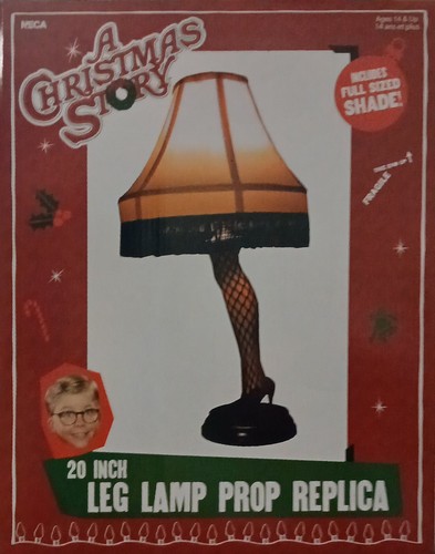 A Christmas Story Collectible NECA 20" Leg Lamp Prop Replica Full Size Shade - Picture 3 of 4