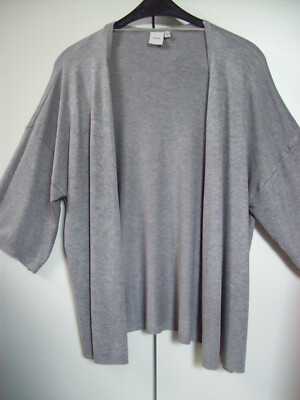 ICHI leichter Cardigan, offene Stickjacke Halbarm Gr. M / L nie getragen