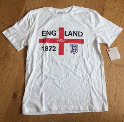 UMBRO アンブロ ユニフォーム イングランド ENGLAND Tシャツ XL アンブロ イングランド代表 サッカーシャツ 00s 白 紺 赤 XL