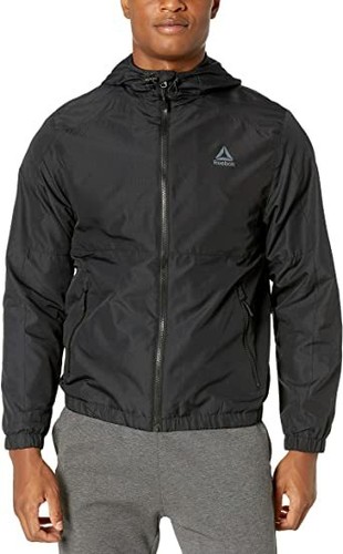 Black Windbreaker Jacket Coat 