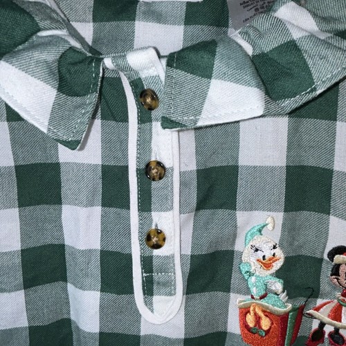 Disney Girls Size 11-12 Nightgown Minnie Mouse Daisy Duck Christmas Holiday - Picture 9 of 11