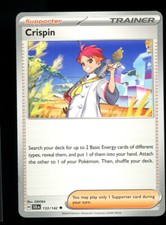 Crispin 133/142 Near Mint Normal Pokemon TCG Scarlet& Violet Stellar Crown SCR
