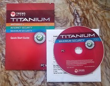 Trend Micro Titanium for PC CD 2012 Internet Security - Antivirus  KEY