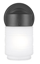 Generation Lighting One Light Outdoor Wall Lantern Black 8550001en3