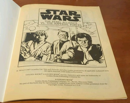 Star Wars Rebel Alliance vs. Imperial Forces Puzzles & Mazes 1997 Golden Books - Imagen 9 de 12