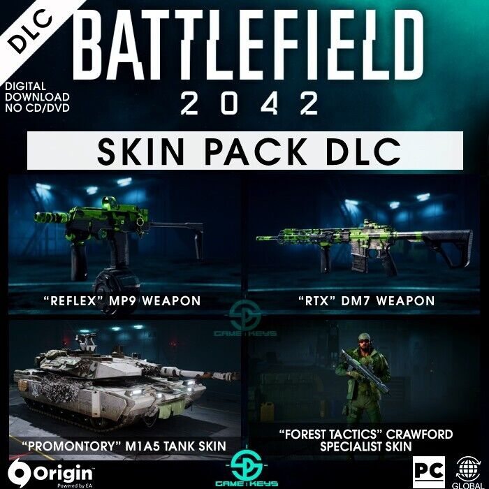 Battlefield 2042 - Skin Pack DLC Origin Key PC GLOBAL Not The Base Game DLC  Only