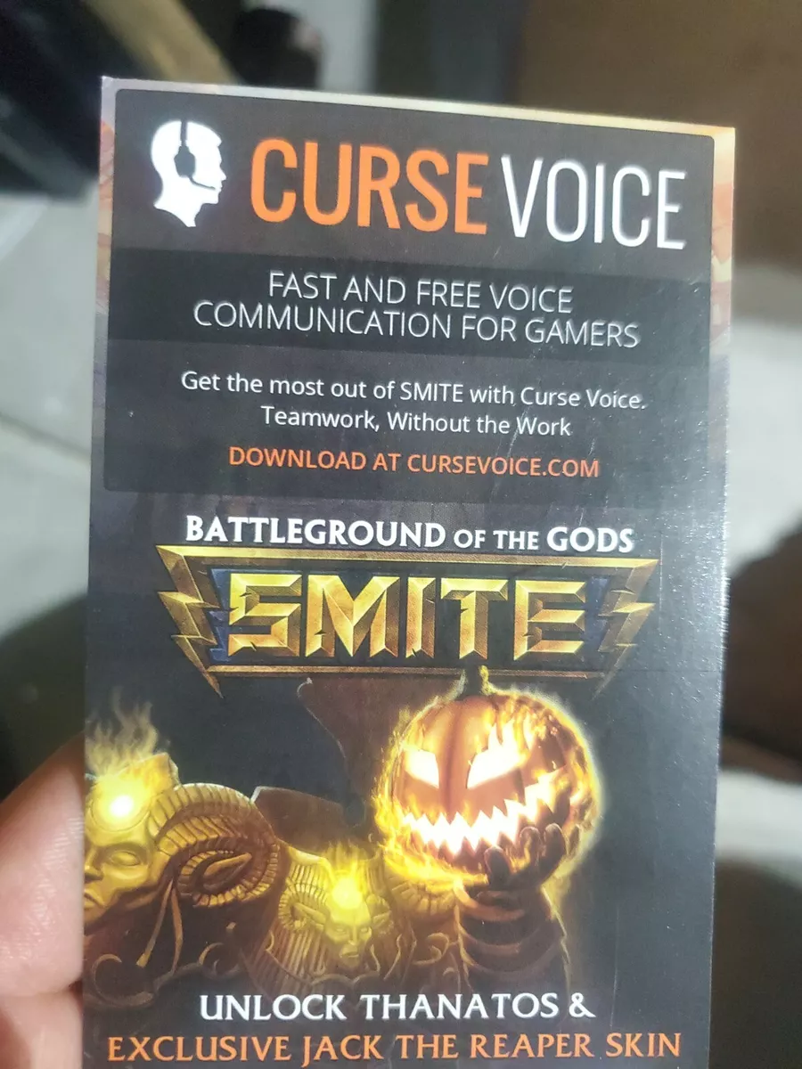 Smite Curse Unlock Thanatos & Jack The Reaper Skin Unused | EBay