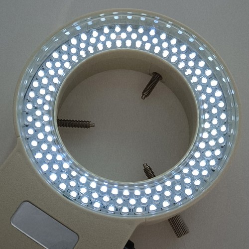 Microscopio Cámara Anillo Luz 144 piezas Iluminador LED Bombilla Ajustable Lámpara Adaptador - Imagen 4 de 11