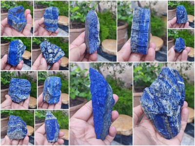  Natural Rough Afghanistan Lapis lazuli Crystal Raw Gemstone Mineral Chakra 850g
