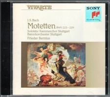 BACH Motet BWV 225-229 Andrea Egeler Inga Fischer Brutscher FRIEDER BERNIUS CD