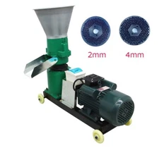 Feed Pellet Mill Machine 220v Fodder Press Pelletizer 2&4mm Plate(239252+239546)