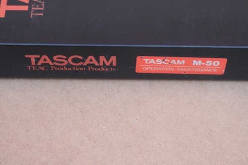 TASCAM TEAC Production Products M-50 Mixing Console Operation/Maintenance Manual - Picture 2 of 4