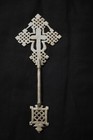 Ethiopian Orthodox Coptic Christian Golden Priests Blessing Cross, Home Decor — photo 1