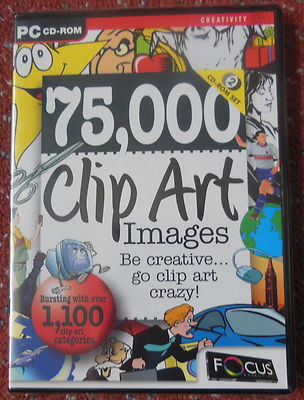 Versiegelte 75.000 Clipart Bilder 2 x CD-ROMs, Computer DTP Grafik Bilder