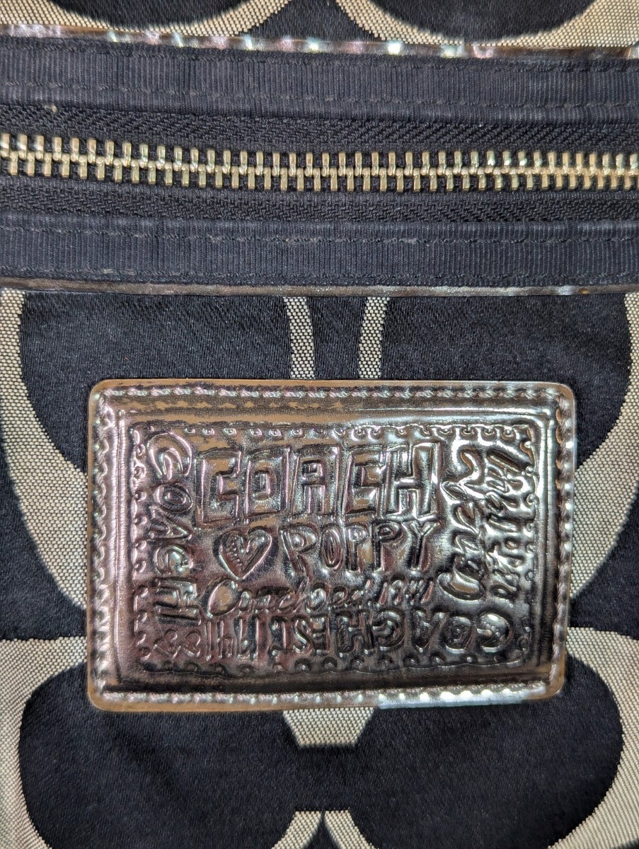 Coach Purse Classic Poppy K1093 15318 Black Crossbody Coach Purse Classic Poppy K1093 15318 Black Crossbody
