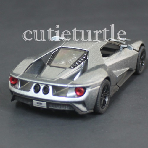 Kinsmart 2017 Ford GT 1:38 Druckguss Spielzeug Auto grau - Bild 2 von 3