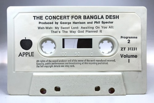 George Harrison CONCERT FOR BANGLADESH Cassettes ZT31231/2 **1ST ISSUE 1972** - Picture 9 of 16