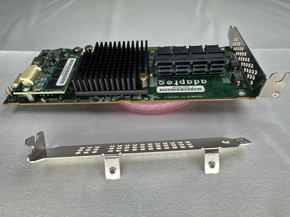 Adaptec ASR-71605 1G 16-Port SAS/SATA RAID Card 1GB Cache Small Bracket - Image 2 of 4