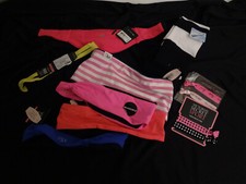 Victorias Secret Sport VSX LOT OF 9 piece-YOGA-GYM-socks-headbands-belt-hairties