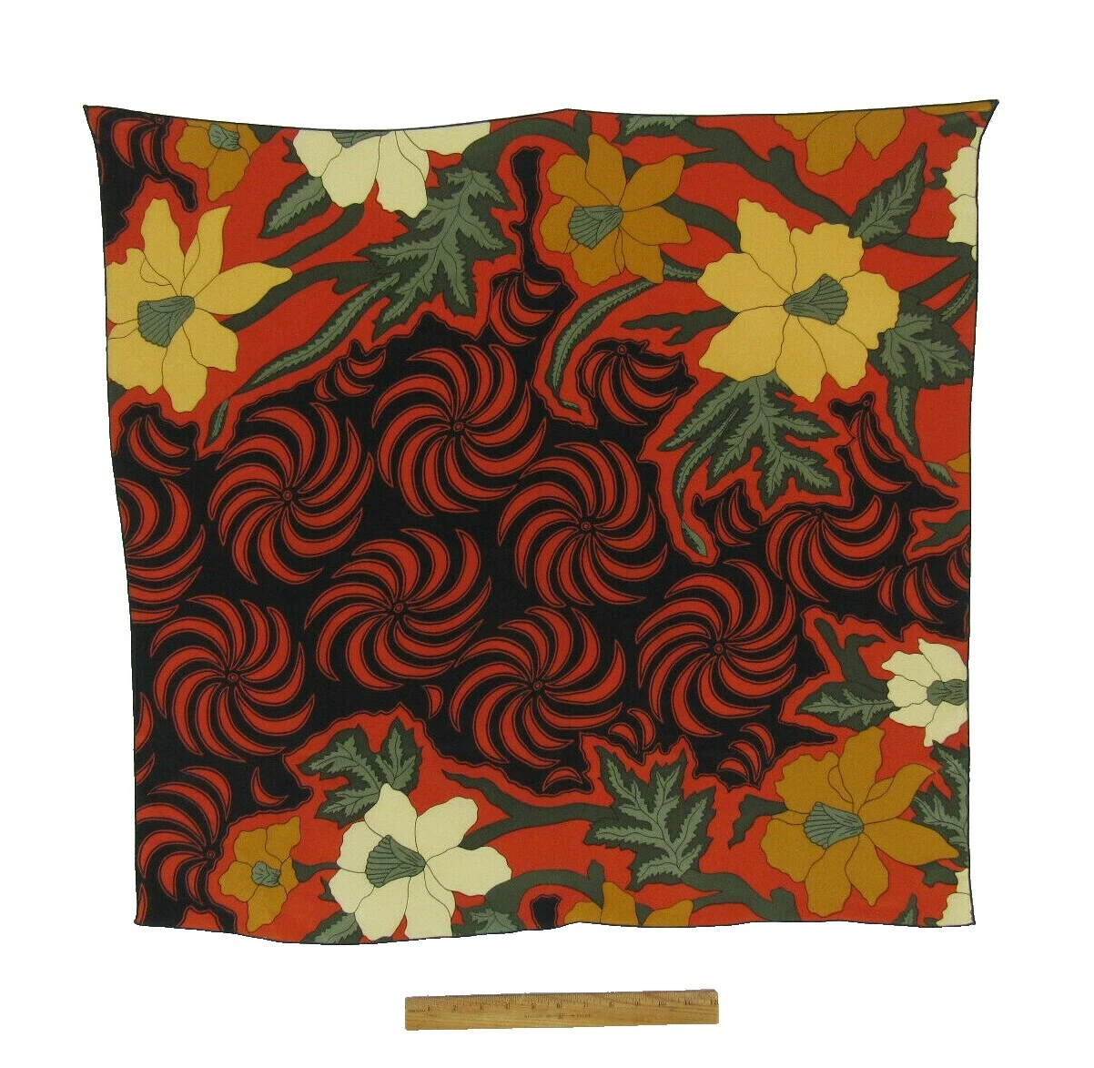 Silk Blend 1980s Vintage Scarves & Wraps