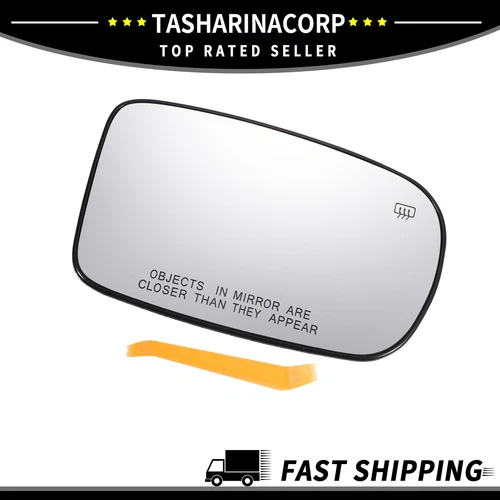 Piece of 1 Rearview Right Side Mirror Glass Heated fit for Dodge Charger 2011-21