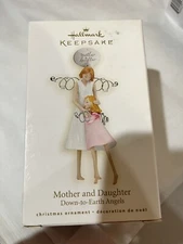 Hallmark Keepsake Ornament 2008 Mother and Daughter Down to Earth Angels Hugging