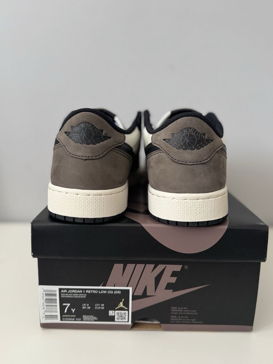 Jordan 1 Retro Low OG Mocha CZ0858-102 Size 7Y / 8.5 Women's Jordan 1 Retro Low OG Mocha CZ0858-102 Size 7Y / 8.5 Women's