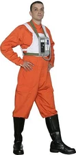 Star Wars X-Wing Costume Fighter Pilot Jumpsuit + Vest, Great Quality