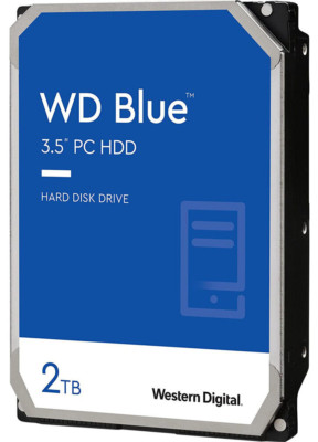 2TB Western Digital Blau 3,5 Zoll Serial ATA 6Gbs 7200RPM 256MB Cache HHD