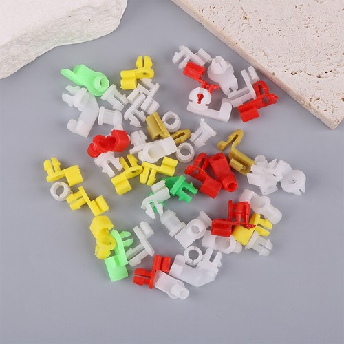 Universal Auto Door Lock Rod Clip Driver Side Handle Retainer Plastic Fasteners - Picture 9 of 9