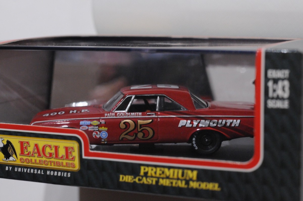 UNIVERSAL HOBBIES 1964 PLYMOUTH BELVEDERE #25 P. GOLDSMITH
