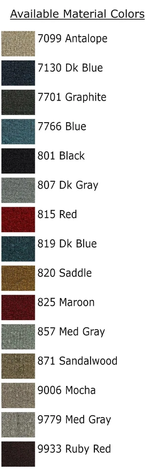 FITS 1990-2000 Chevrolet Astro 2pc Frts & 2pc Rr Runners Floor Mat 4pc Cutpile Foto 3 de 4