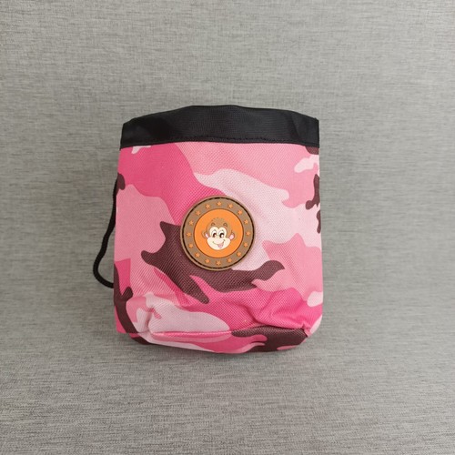 Dog/Puppy Training Treat Bag/Pouch With Inbuilt Poop Bag Dispenser (Pink Camo) - Picture 3 of 13