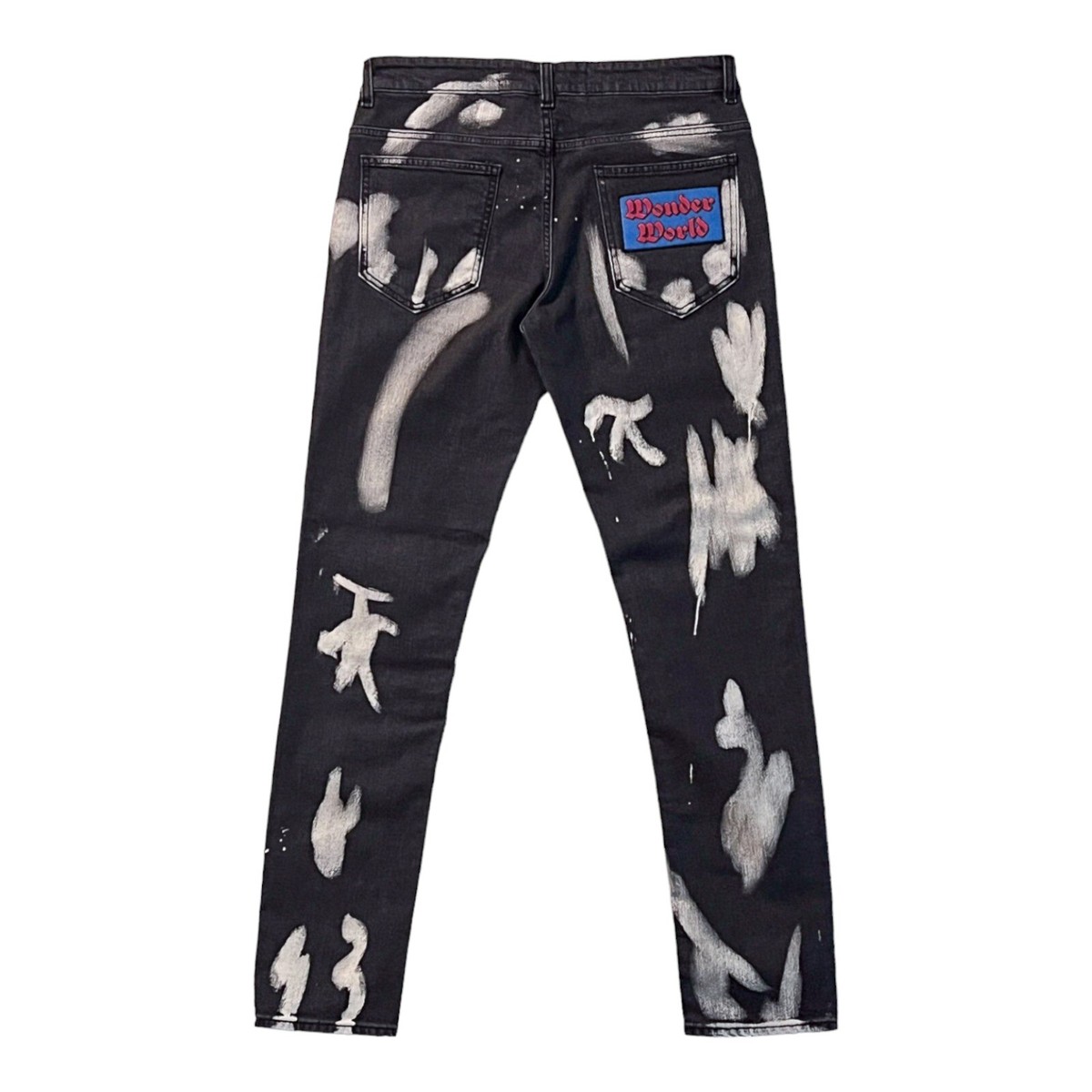 Love Moschino Men's Patch Denim Jeans M Q 421 8S Black