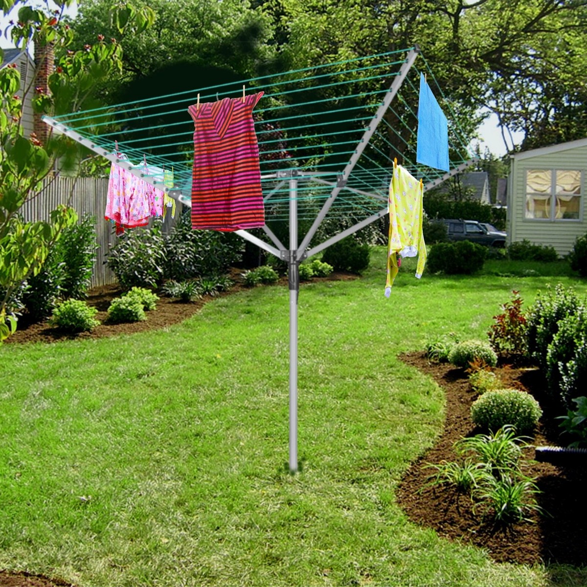 Rotary Dryer Arm Rotary Airer Clothes Garden Washing Line Dryer