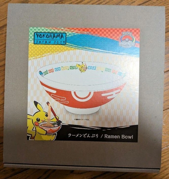 Pokemon WCS 2023 Yokohama Ramen Bowl Pikachu Japan | eBay