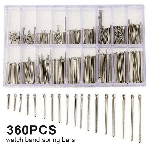 360Pcs 1mm 6-23mm Watch Band Strap Spring / Split Cotter Bars Link Pins Quality - Picture 2 of 5