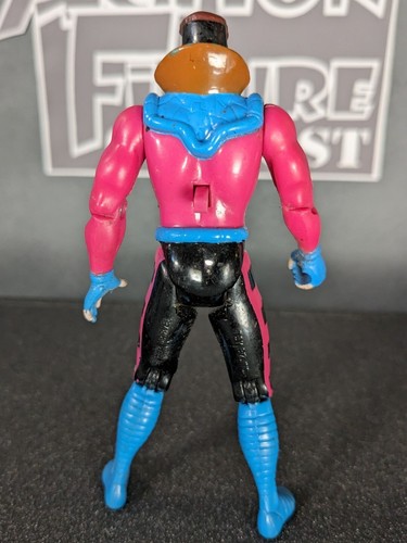 GAMBIT 1990 LEG KICKING ACTION Toy Biz Mutant Comic Super Hero Action Figure - Picture 4 of 4