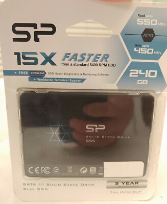 Silicon Power Slim S55 240 GB,Internal (SSD) Solid State drive