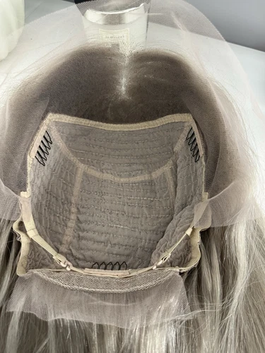 Hervorgehobene Brondie blond warm braun Lace Bob 16" 100% Echthaar Glatthaar Perücke - Bild 12 von 13