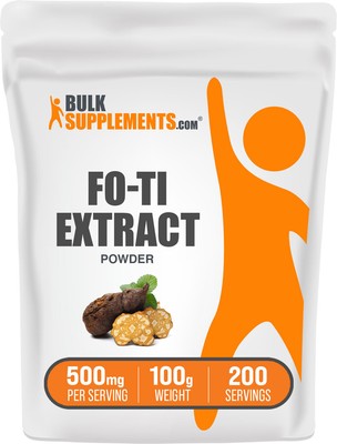 BulkSupplements Fo-Ti Extract Powder - 500 mg Per Serving